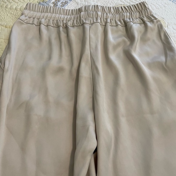 Mustard Seed Poncho Pants, Size L, Beige, Elastic High Waist & Legs, Co… - Picture 6 of 8